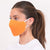 micro plush face mask-tangerine - soft face mask - American Blanket Company