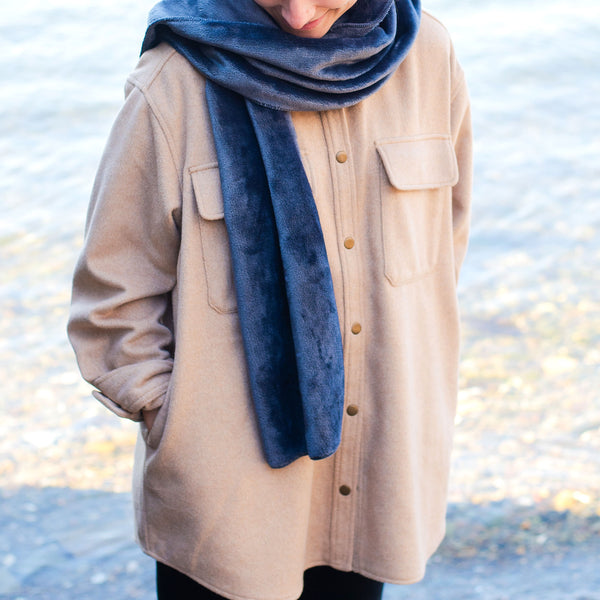 Best Fleece Blanket Scarf Softest & Warmest Luster Loft American