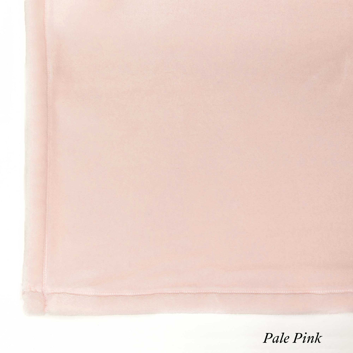 Pale Pink Luster Loft Fleece Swatch - Luster Loft Blanket &amp; Pillowcase Set - American Blanket Company