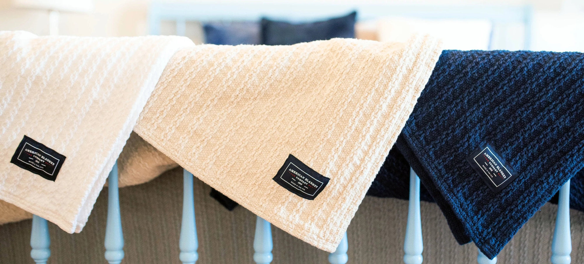 Oversized Woven Cotton Blankets