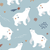 Bears Iceblue / Throw (50