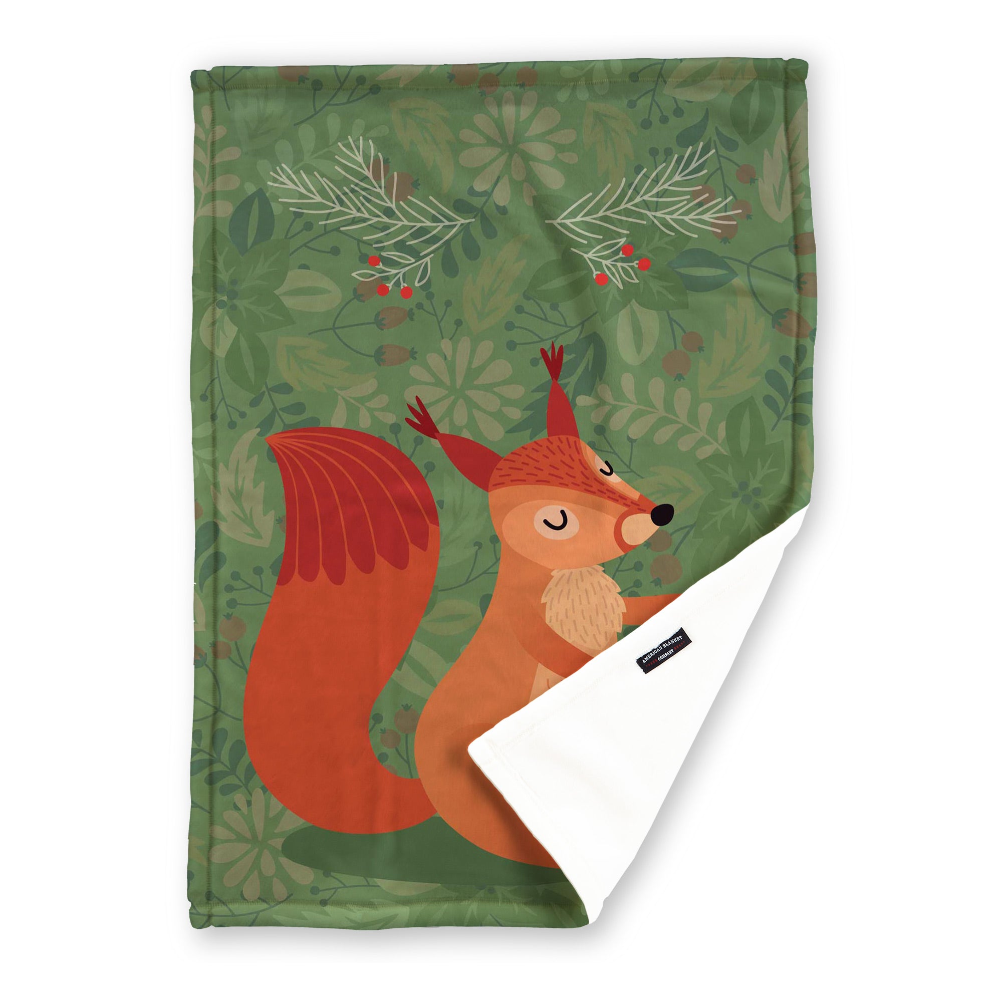 Winter Critters Printed Holiday Throws | Luster Loft