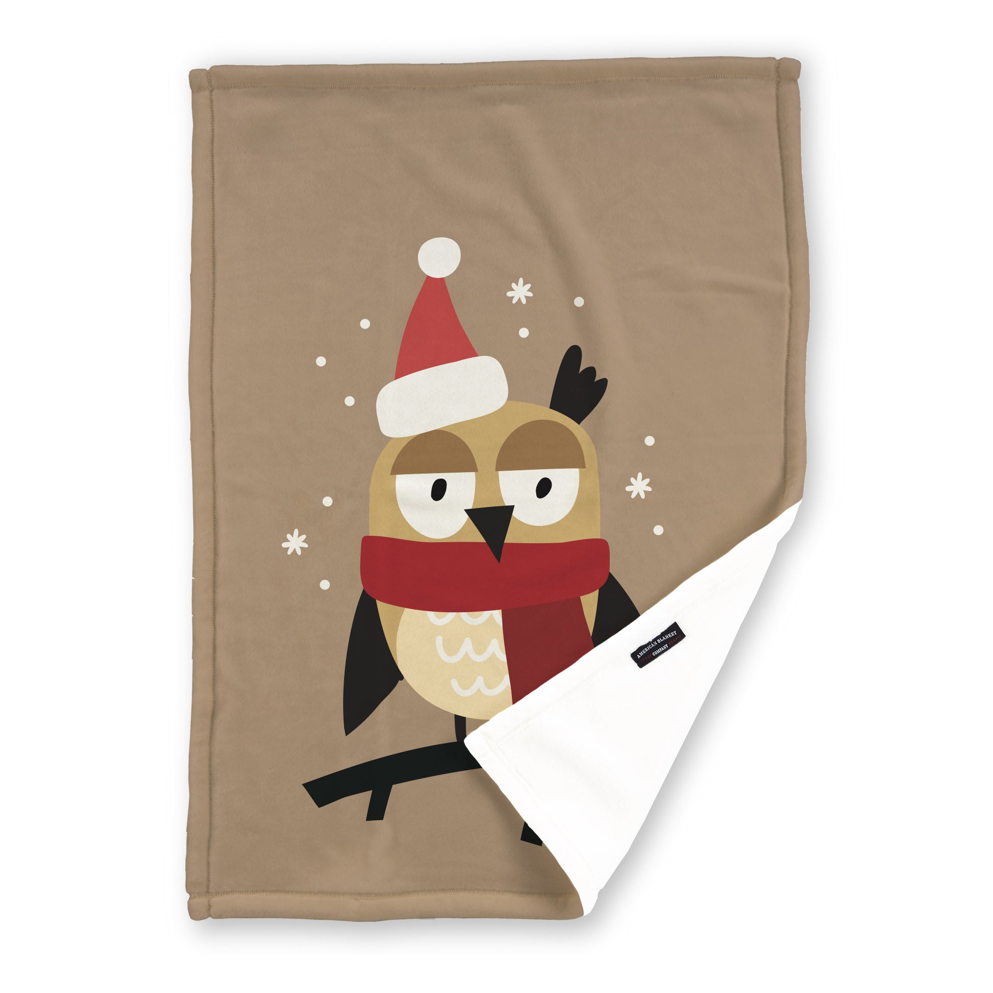 Winter Critters Printed Holiday Throws | Luster Loft