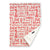 Limited Print Valentine Graphic Throws | Luster Loft