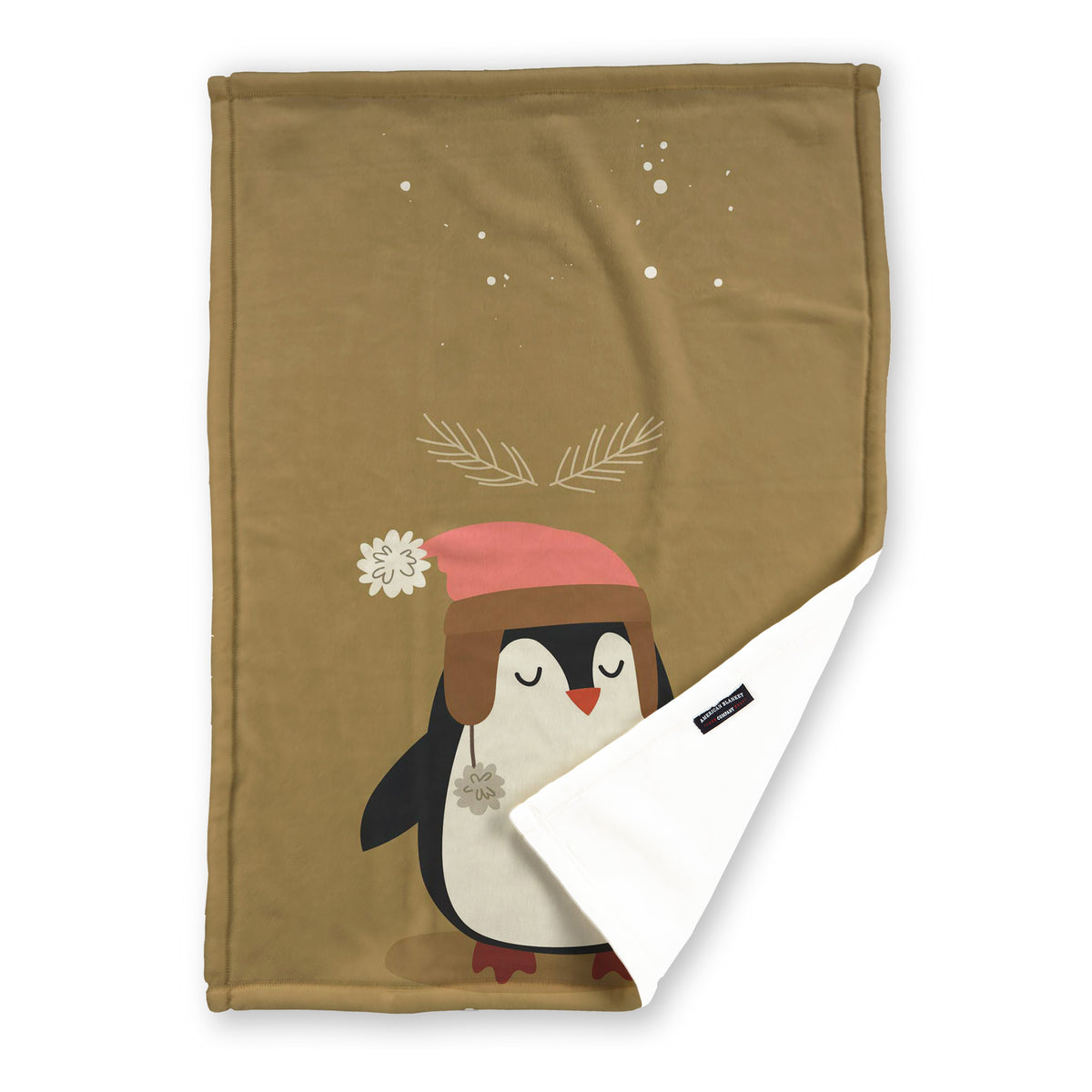 Winter Critters Printed Holiday Throws | Luster Loft