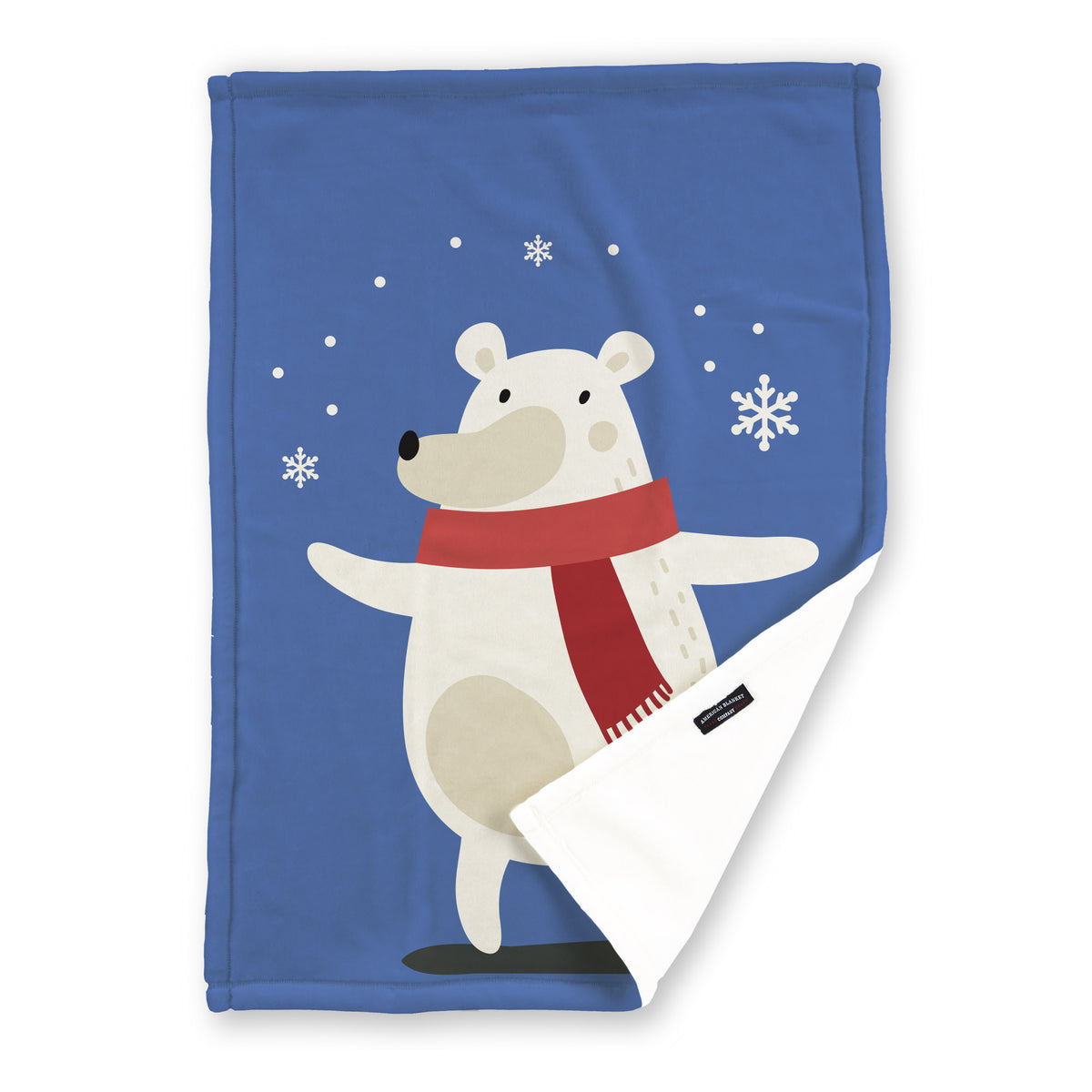 Winter Critters Printed Holiday Throws | Luster Loft