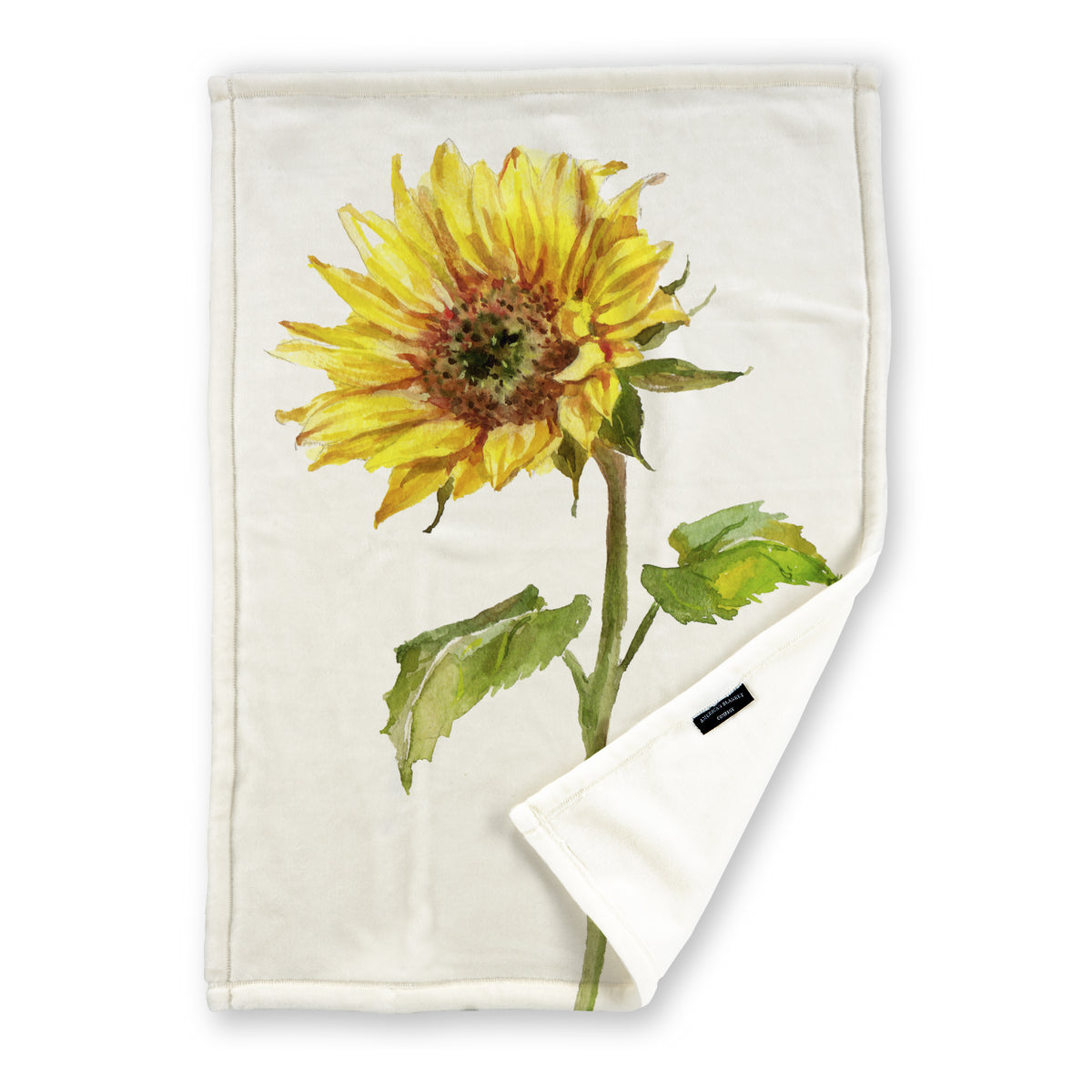 Blanket Fleece Blanket Printed Sunflower Blanket