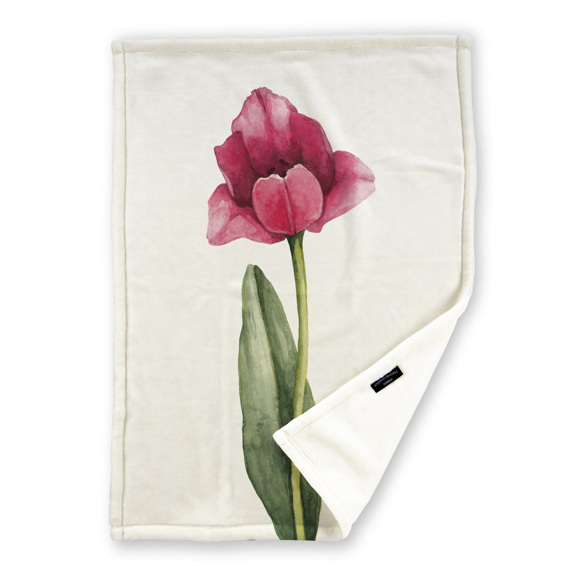 Blanket Fleece Blanket Printed Parrot Tulip Blanket