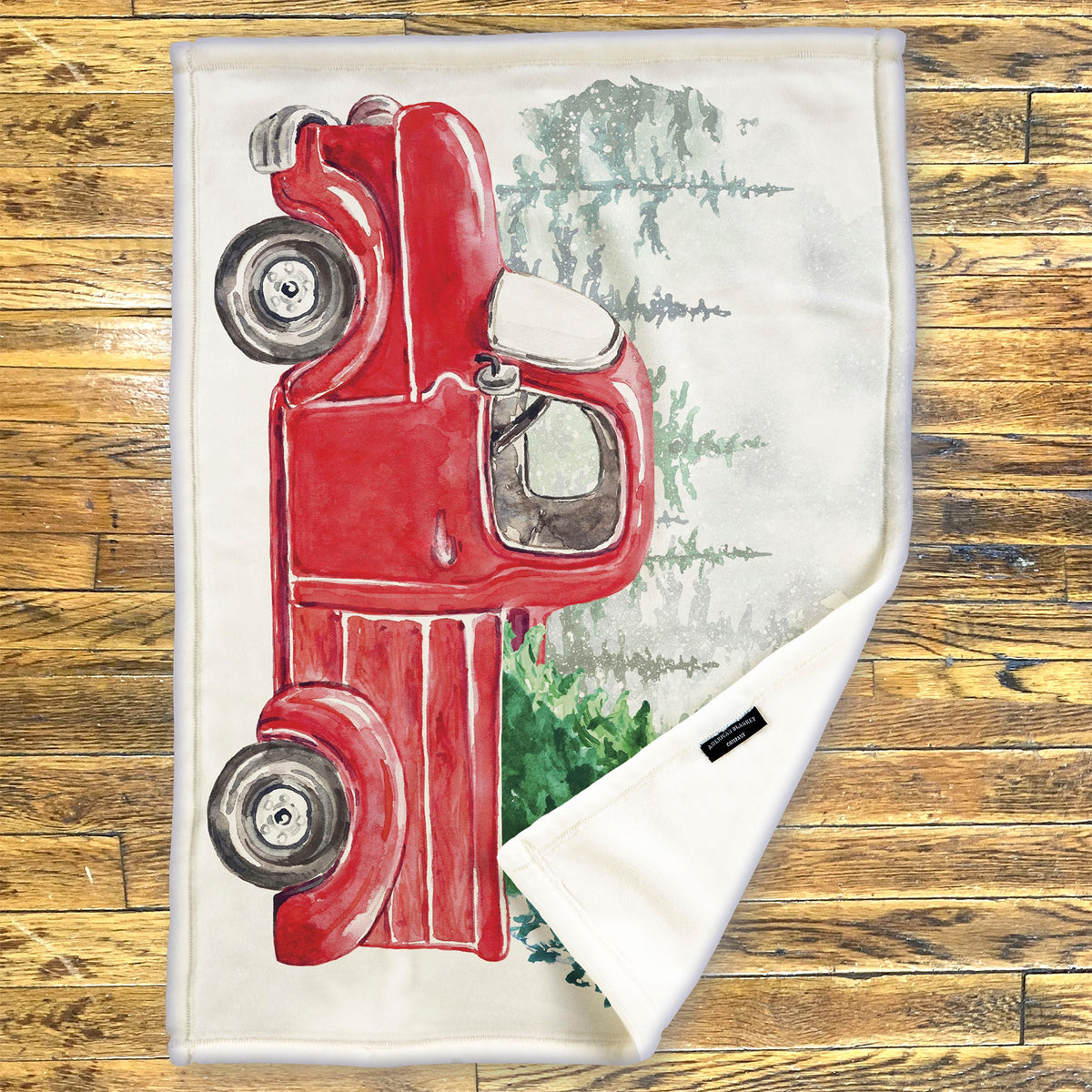 Printed Fleece Throws | Holiday Scene Blankets