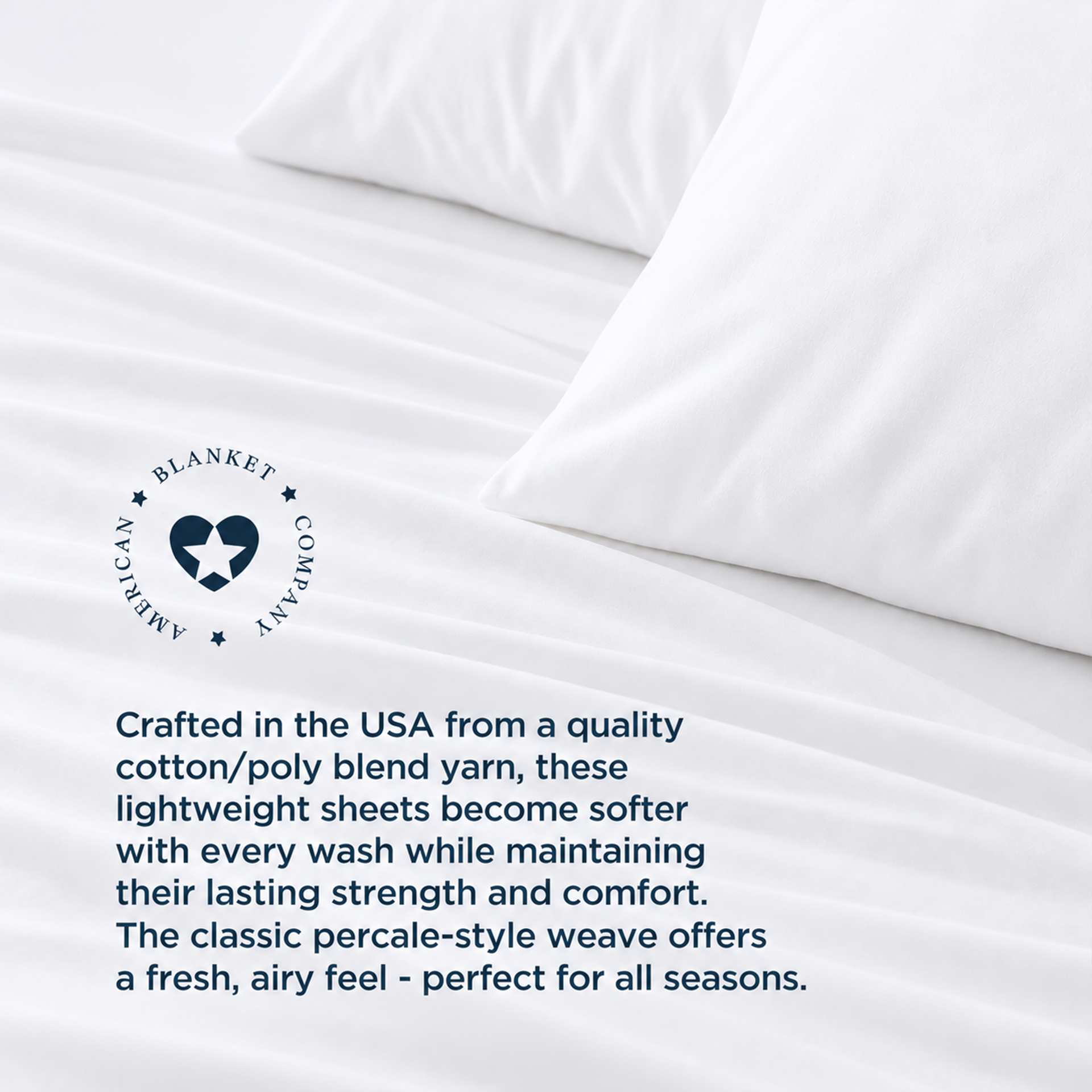 Classic Comfort Bed Sheet, American Made