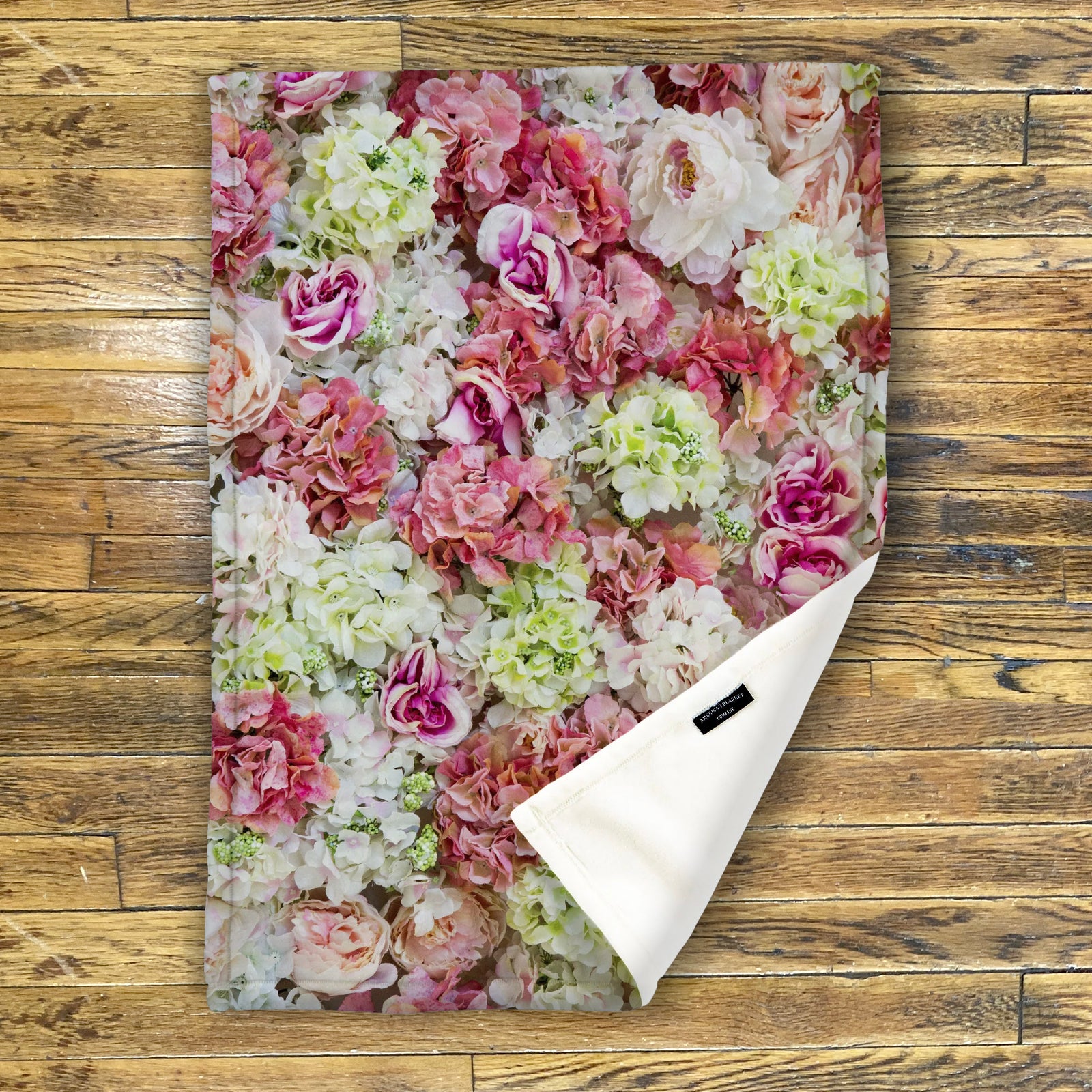 American Blanket Company - Bouquet Printed Throws | Flower Blankets - Luster Loft Printed Fleece Blankets