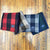 Recycled Wool Blanket Line UP On Wood