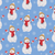 Snowman Lightblue / Throw (50