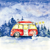 Truck with Snowman / Throw (50
