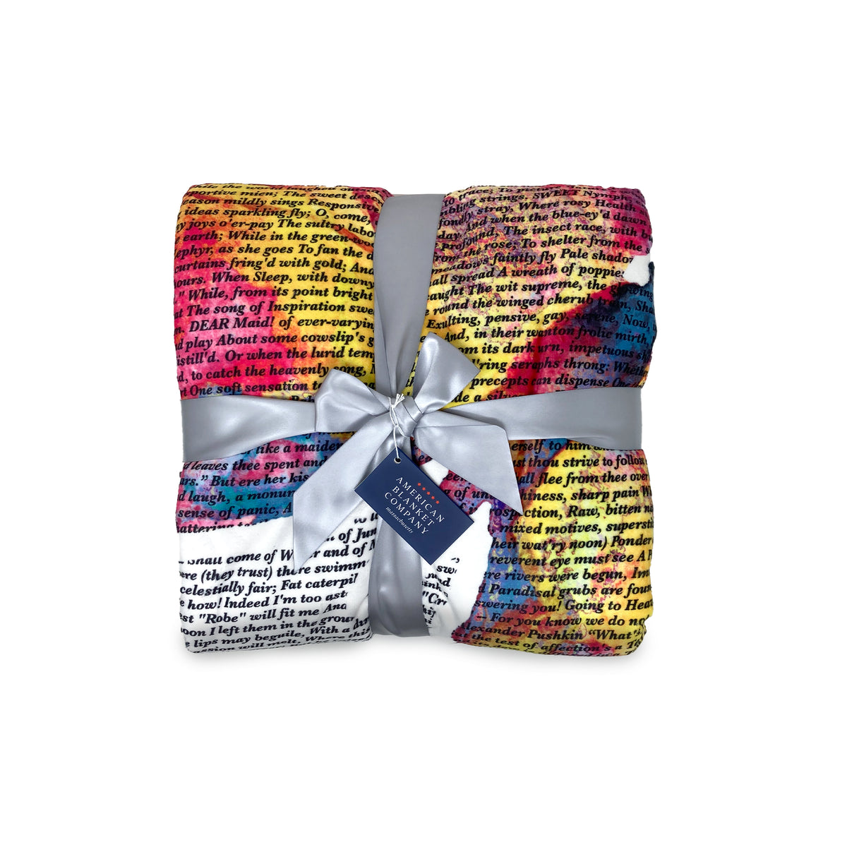 Printed Fleece Throw / Sherpa Reversible Throw Blanket - Famous Poems | Butterfly