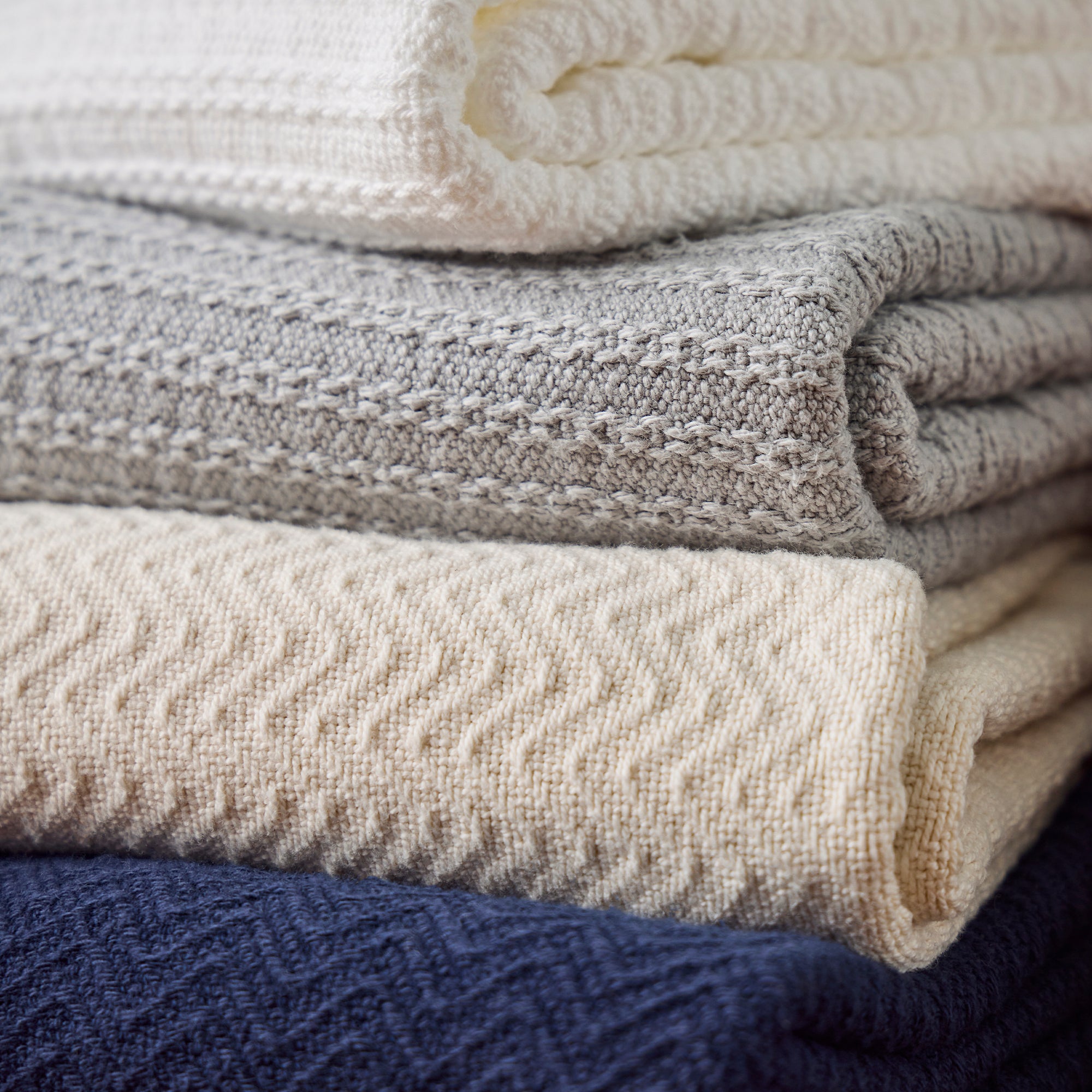 Cotton Blanket Waffle Knit Blanket King COTTON Waffle Weave