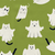Ghosts Green / Throw (50