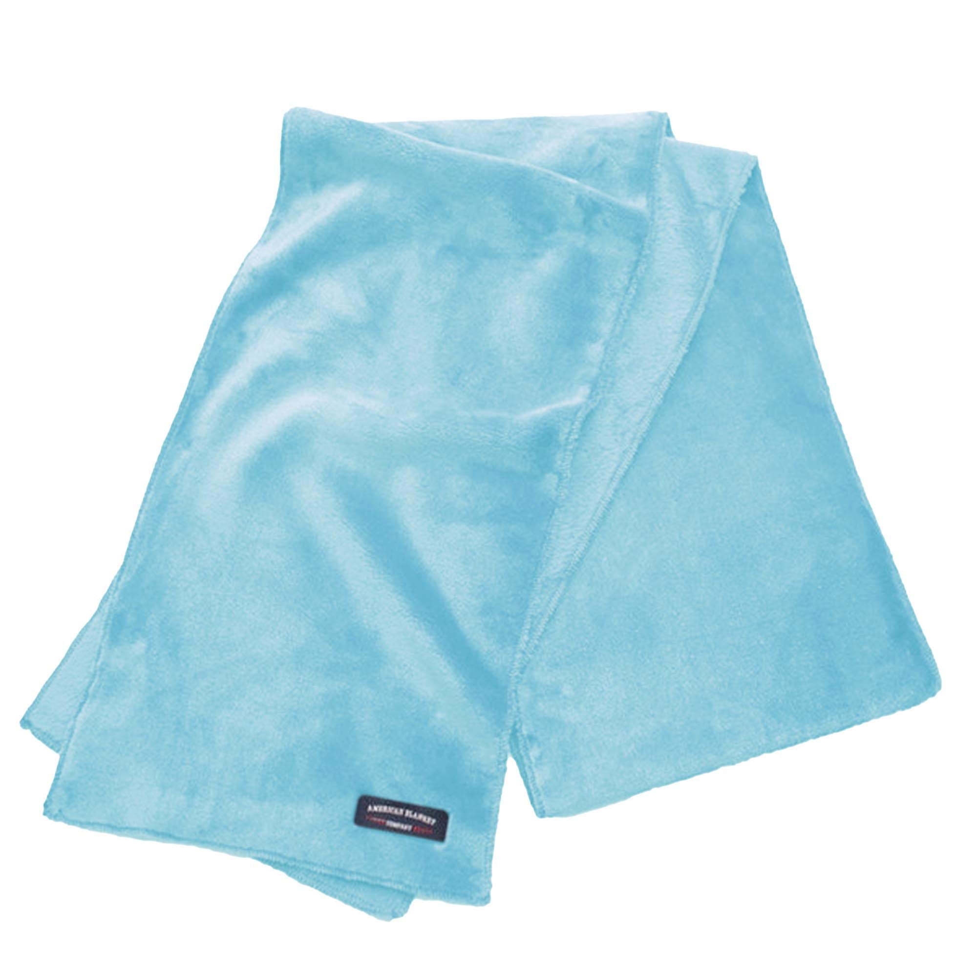 American Blanket Company - Luster Loft Fleece Scarf - light blue Luster Loft fleece scarf