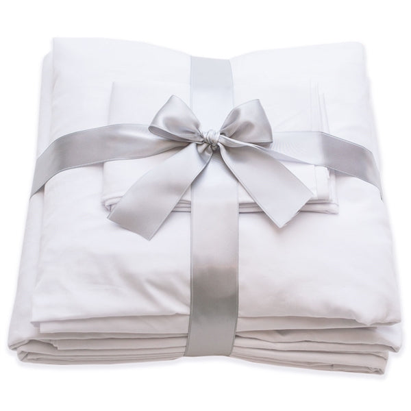 American Blanket Company - 100% Cotton Sheets Made In USA - wrapped up with a ribbon