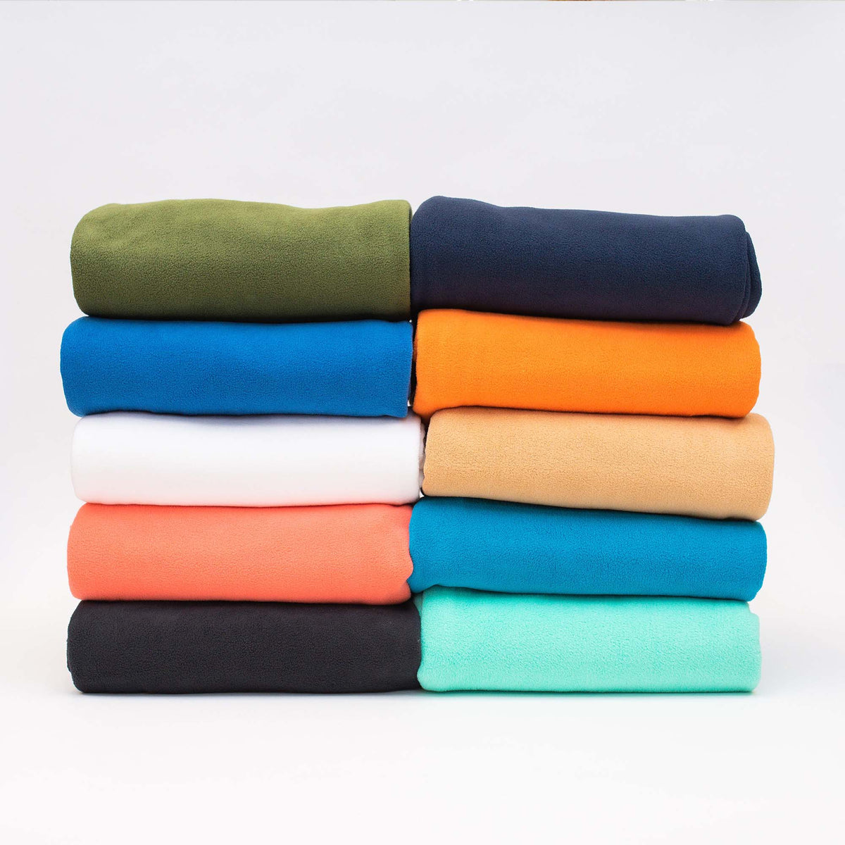Assorted Colors of Biggest, Oversized, Fleece Blankets - Peaceful Touch