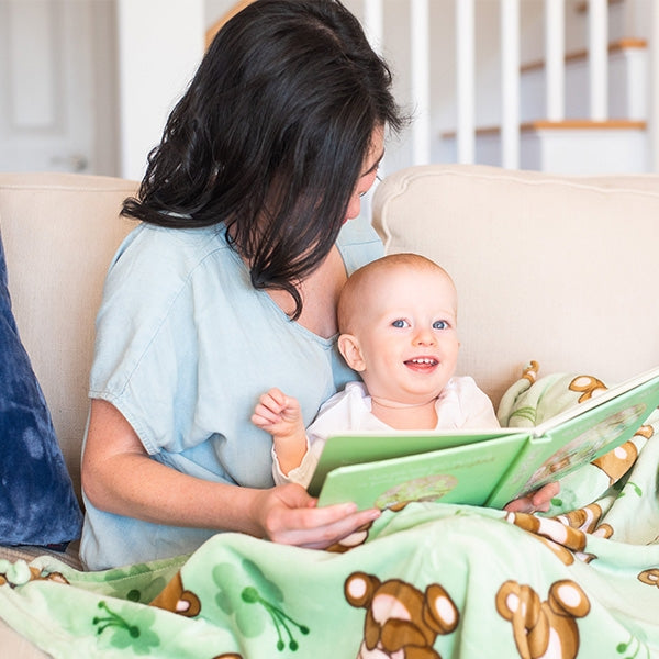 American Blanket Company - Binks & Books Blanket and Book Gift Set - Hush Little Baby - Binks & Books Blanket and Book Gift Set