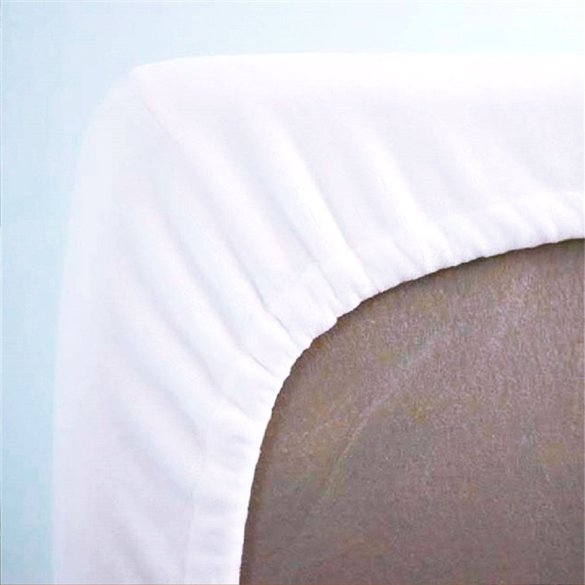  white fitted sheet details - Fleece Fitted Sheet - Luster Loft - American Blanket Company