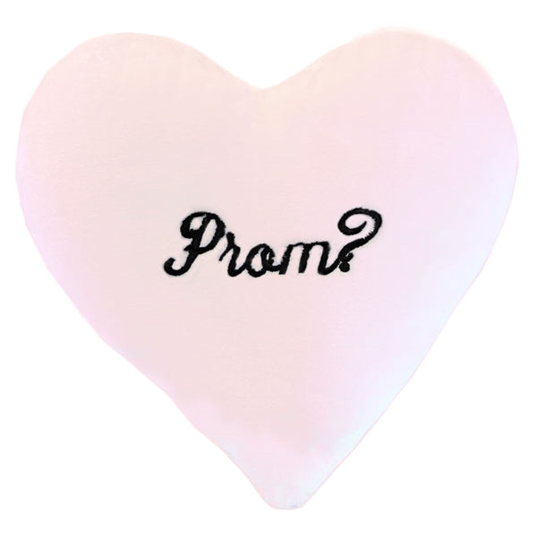 American Blanket Company - luster loft fleece heart pillows - Prom? embroidered heart pillow