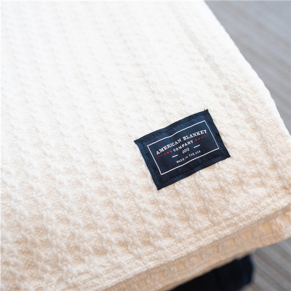 Cotton Blanket - Cable Weave - American Blanket Company