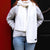 Woman wearing luster loft fleece scarf - Luster Loft Fleece Scarf - American Blanket Company