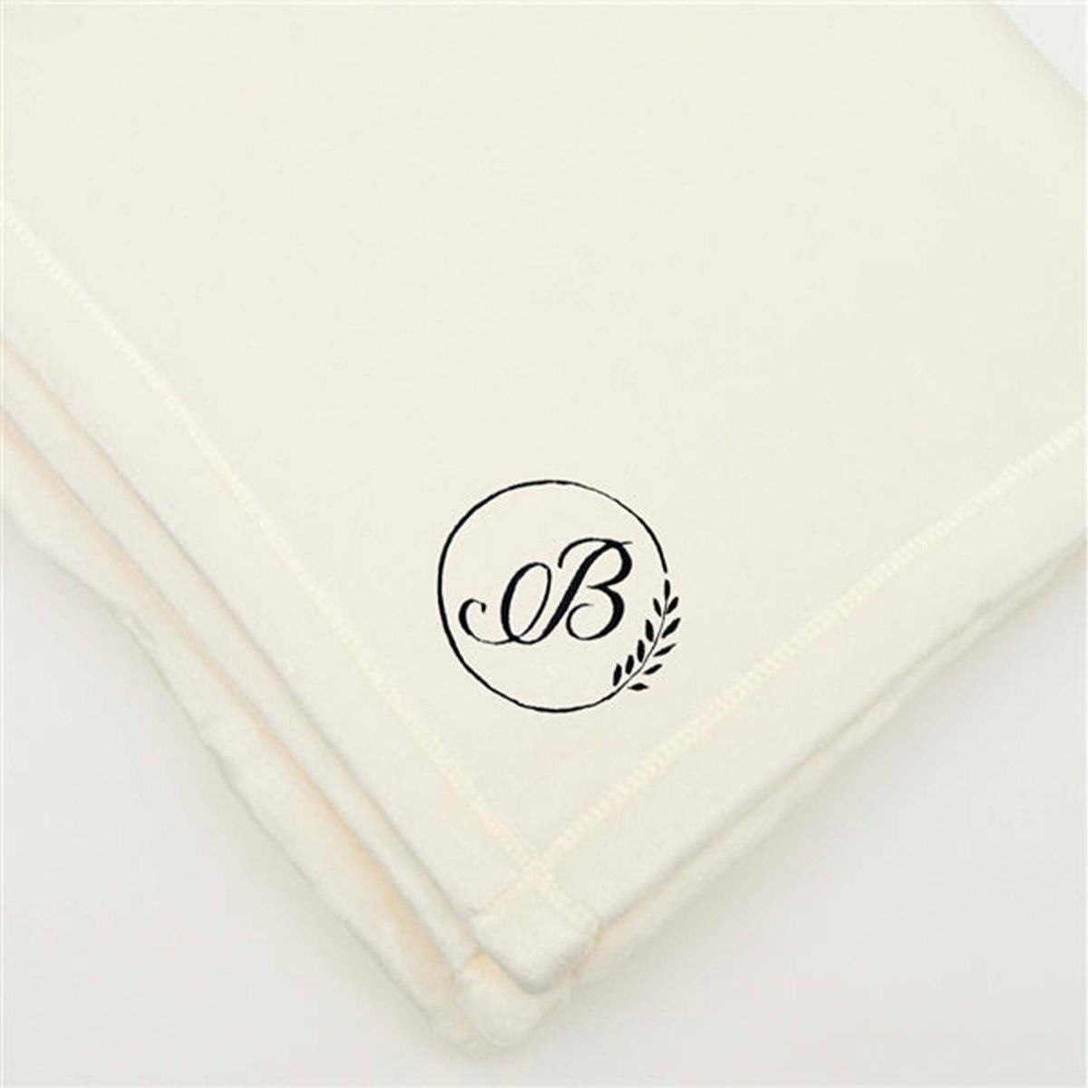 embroidery wedding fleece blanket