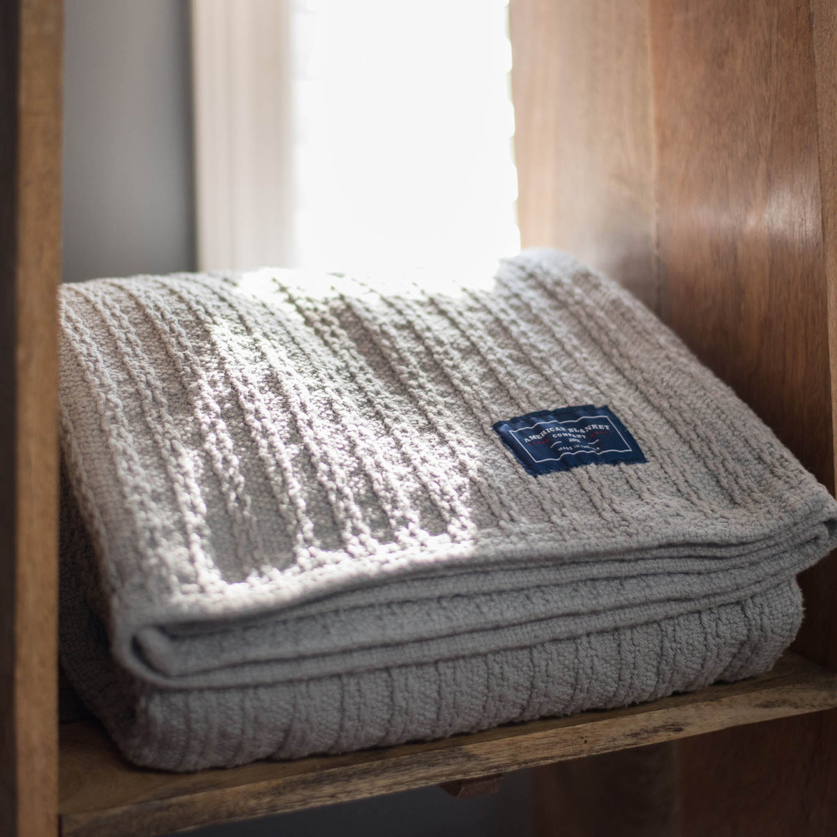 Oversized Cotton Blanket Cable Weave Blanket American Blanket Company American Blanket Company