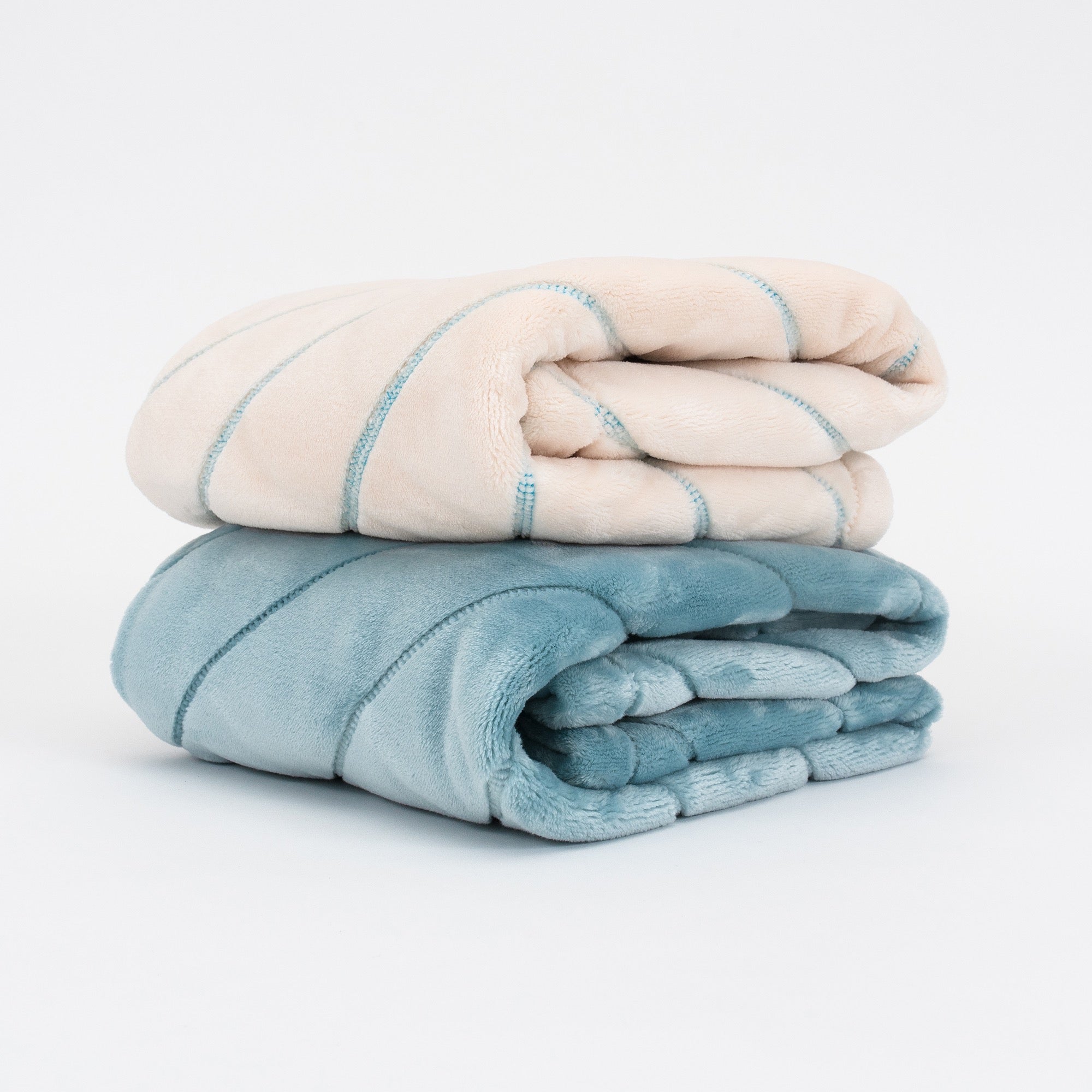 Baby Blanket - Birch on Luster Loft Fleece - American Blanket Company