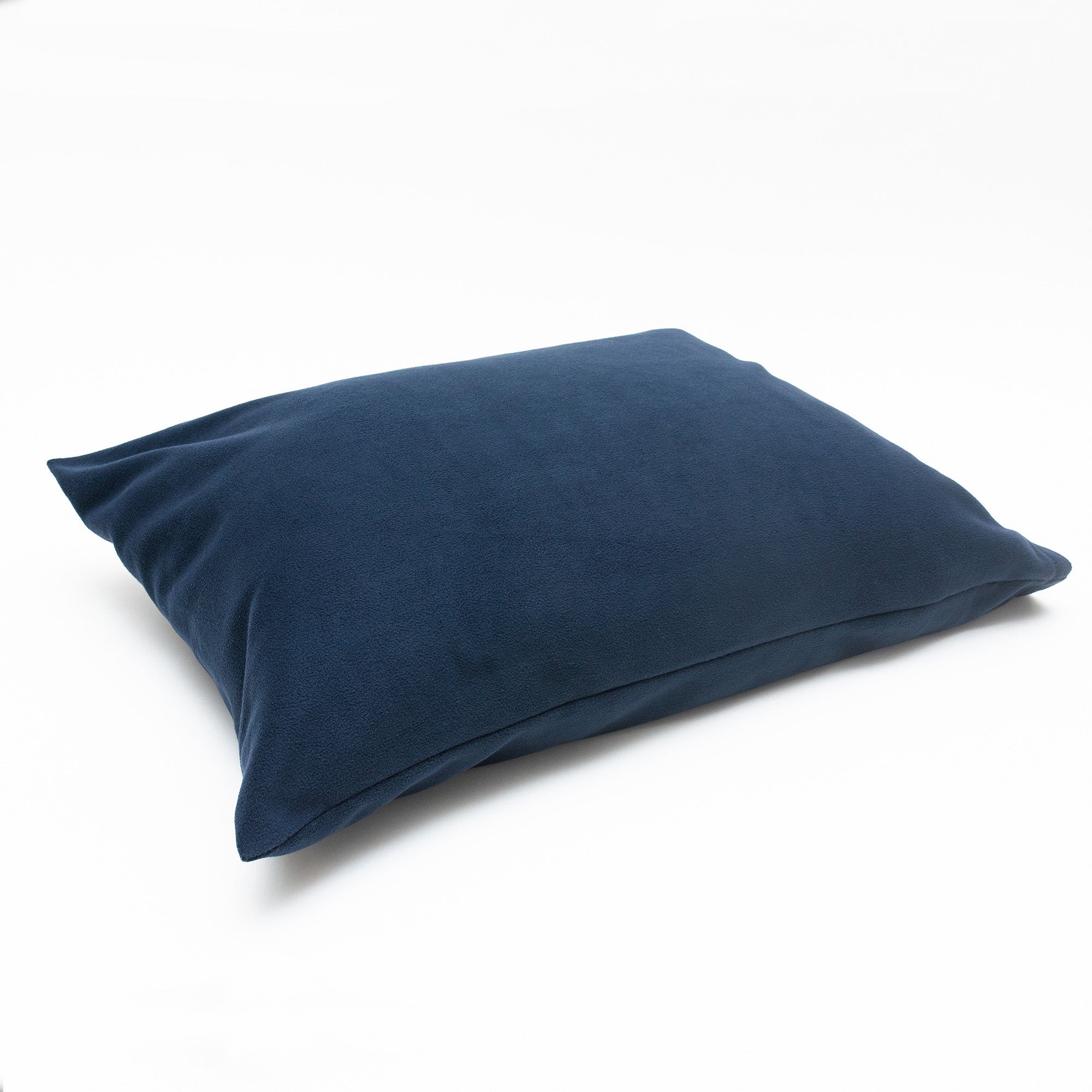 Blue Fleece Pillow Case with Pillow - Fleece Pillowcase - Peaceful Touch - American Blanket Company
