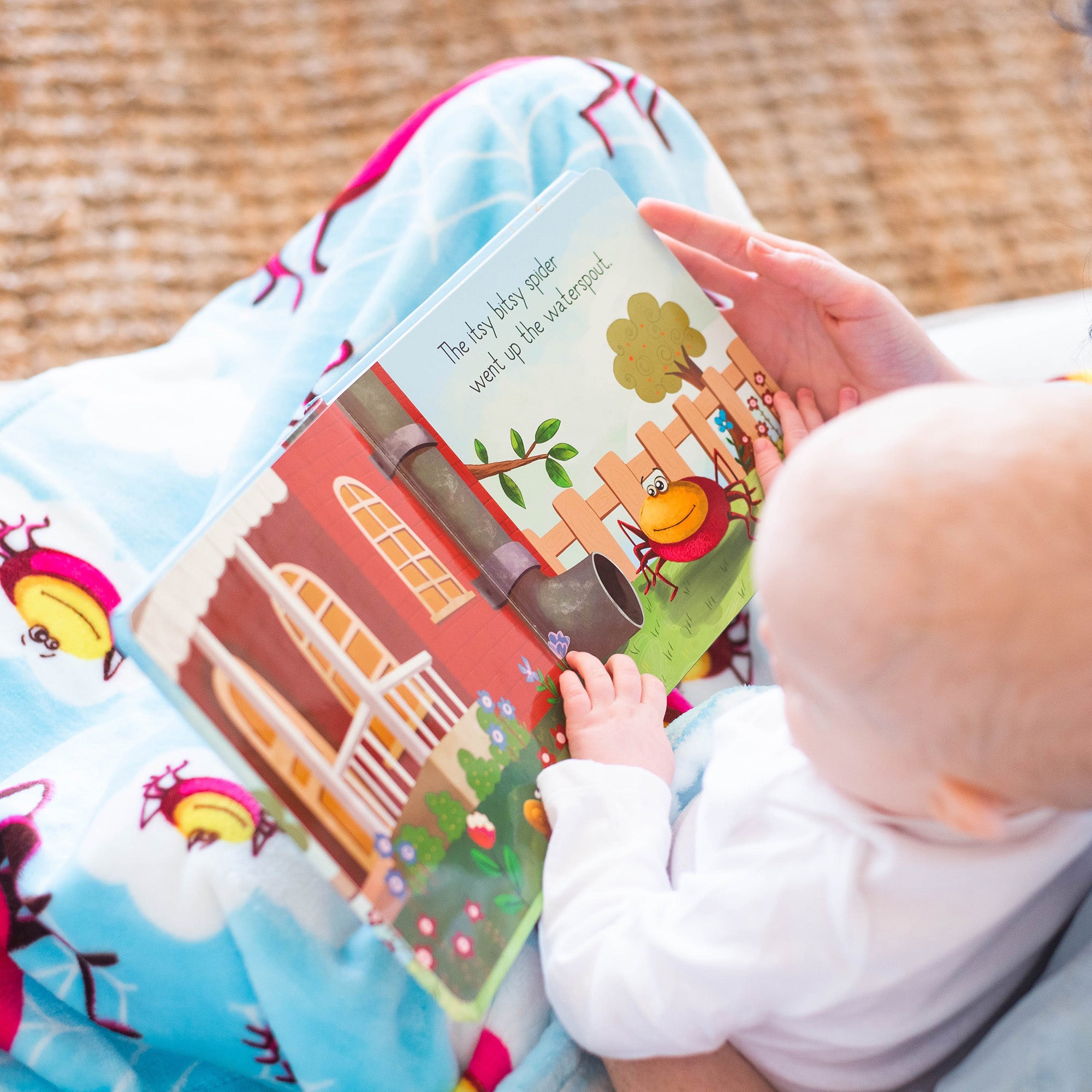 American Blanket Company - Binks & Books Blanket and Book Gift Set - itsy bitsy spider - Binks & Books Blanket and Book Gift Set