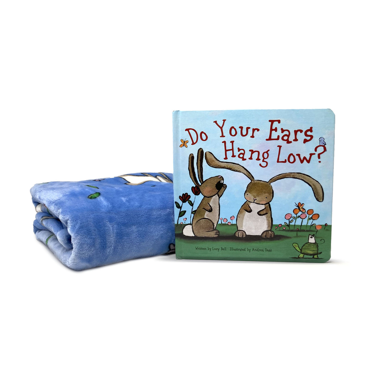 do your ears hang low - Binks &amp; Books Blanket and Book Gift Set