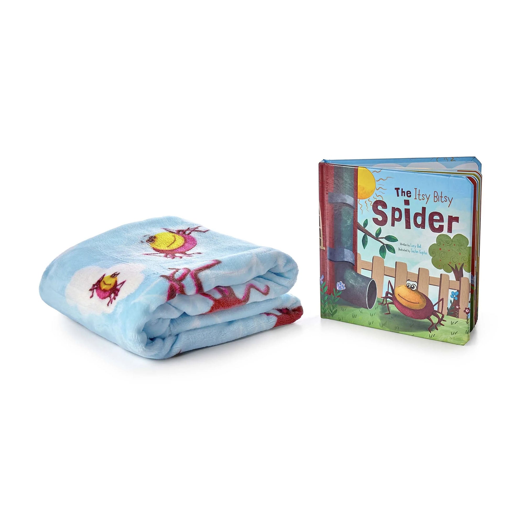 American Blanket Company - Binks & Books Blanket and Book Gift Set - itsy bitsy spider - Binks & Books Blanket and Book Gift Set