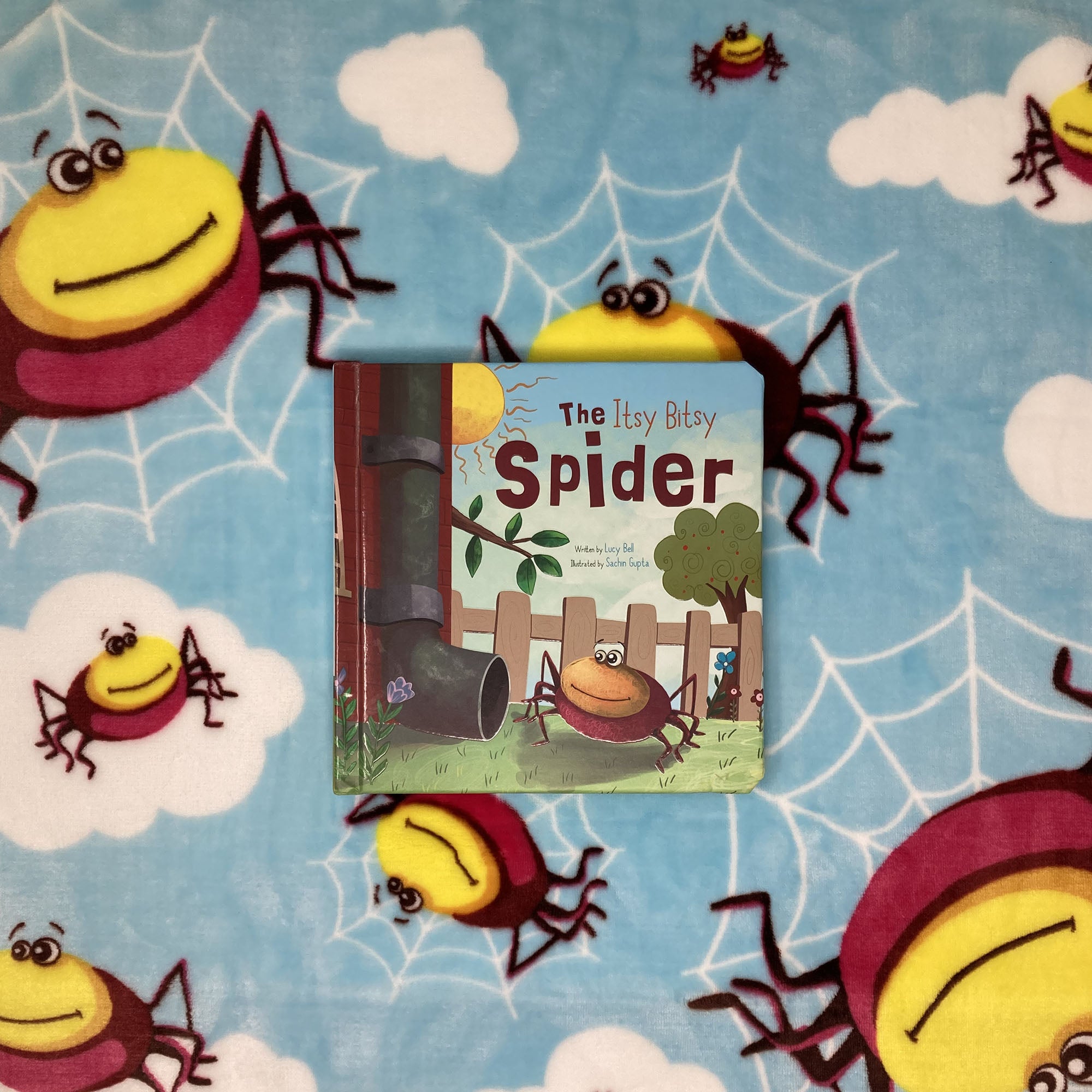 American Blanket Company - Binks & Books Blanket and Book Gift Set - itsy bitsy spider - Binks & Books Blanket and Book Gift Set