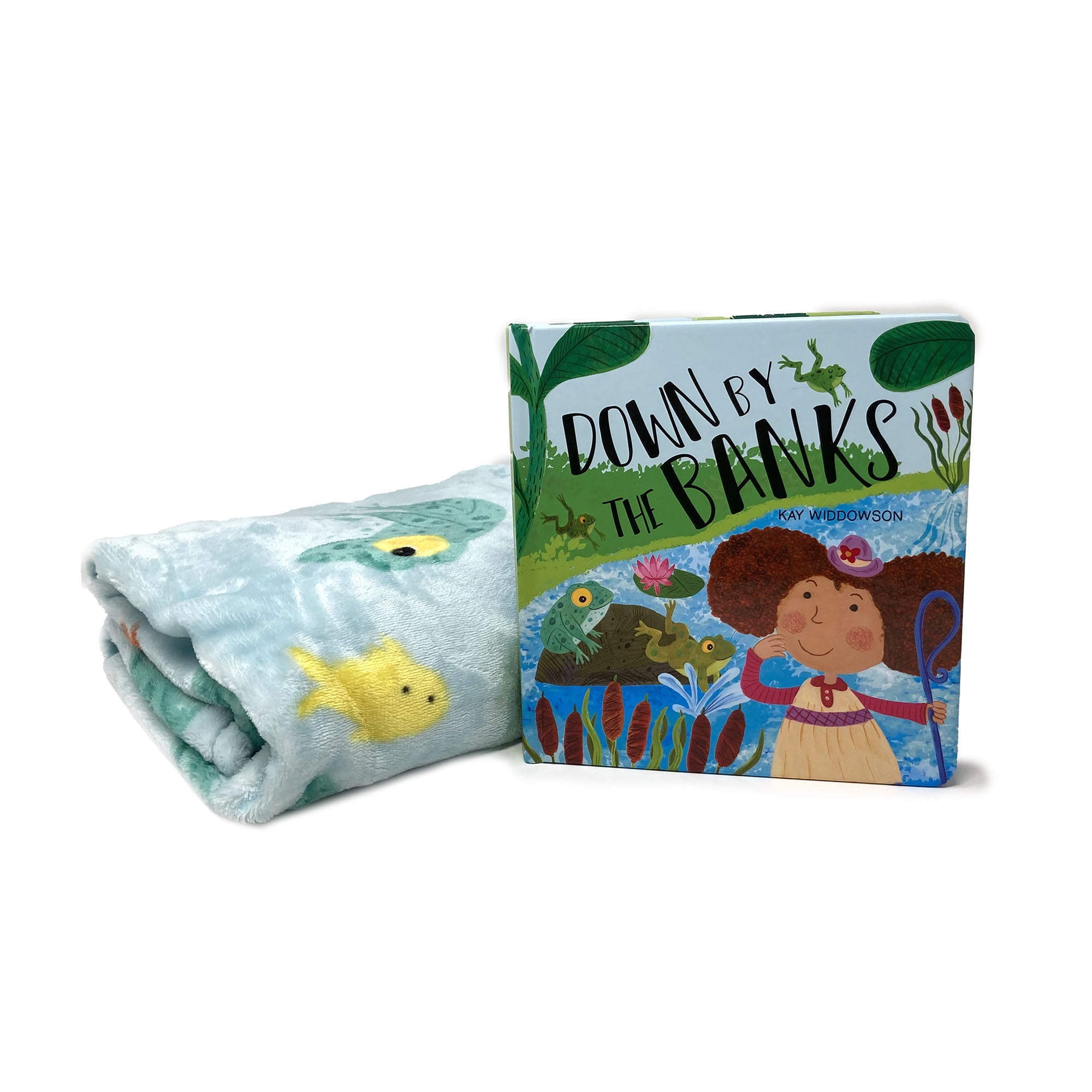 American Blanket Company - Binks & Books Blanket and Book Gift Set - Down By the banks - Binks & Books Blanket and Book Gift Set