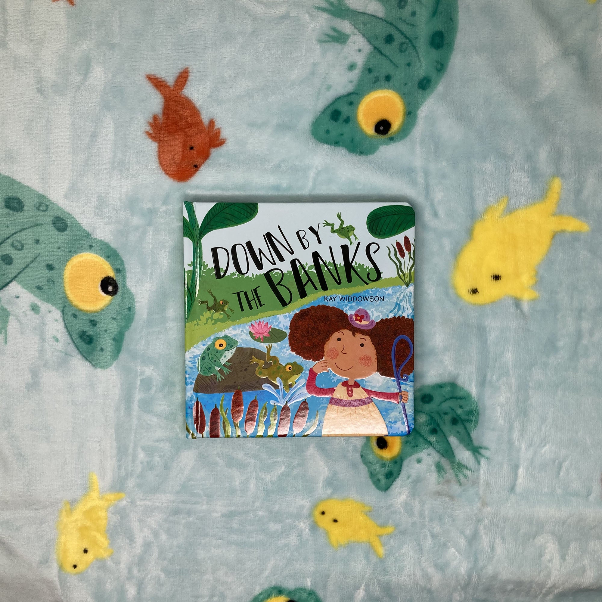 American Blanket Company - Binks & Books Blanket and Book Gift Set - Down By The Banks - Binks & Books Blanket and Book Gift Set