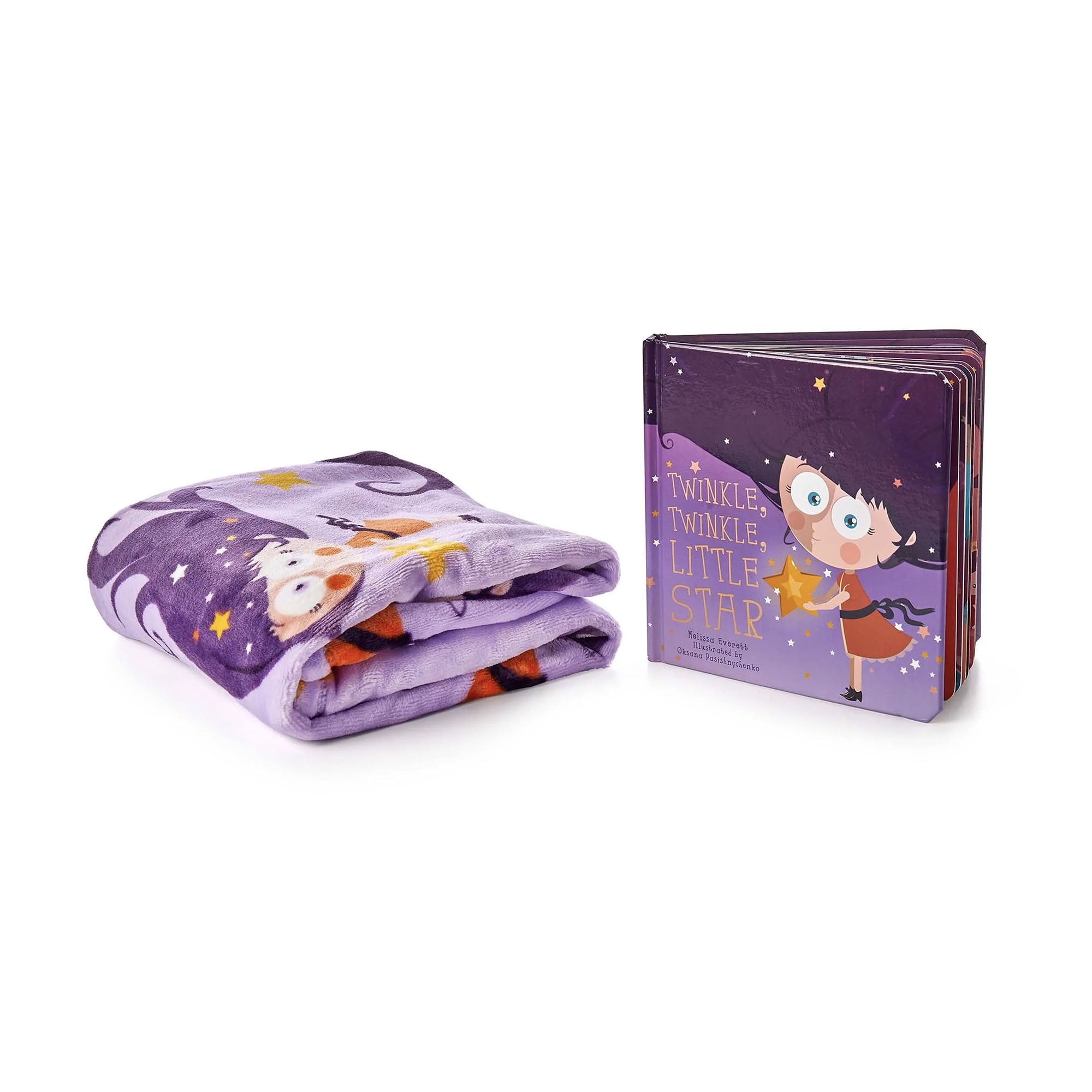 American Blanket Company - Binks & Books Blanket and Book Gift Set - Twinkle Twinkle Little Star - Binks & Books Blanket and Book Gift Set