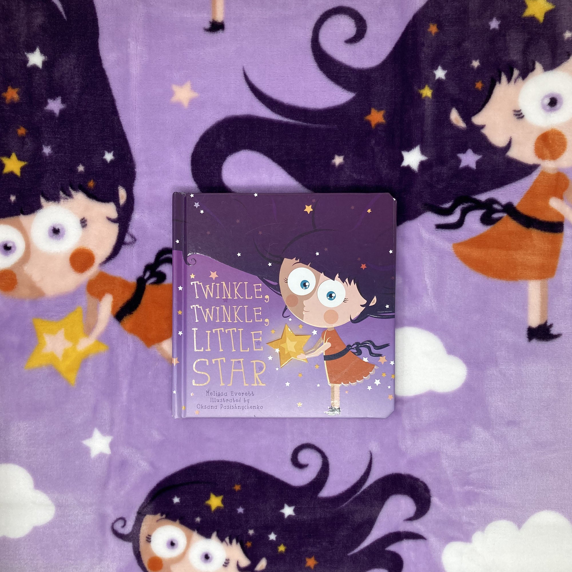 American Blanket Company - Binks & Books Blanket and Book Gift Set - Twinkle Twinkle Little Star - Binks & Books Blanket and Book Gift Set