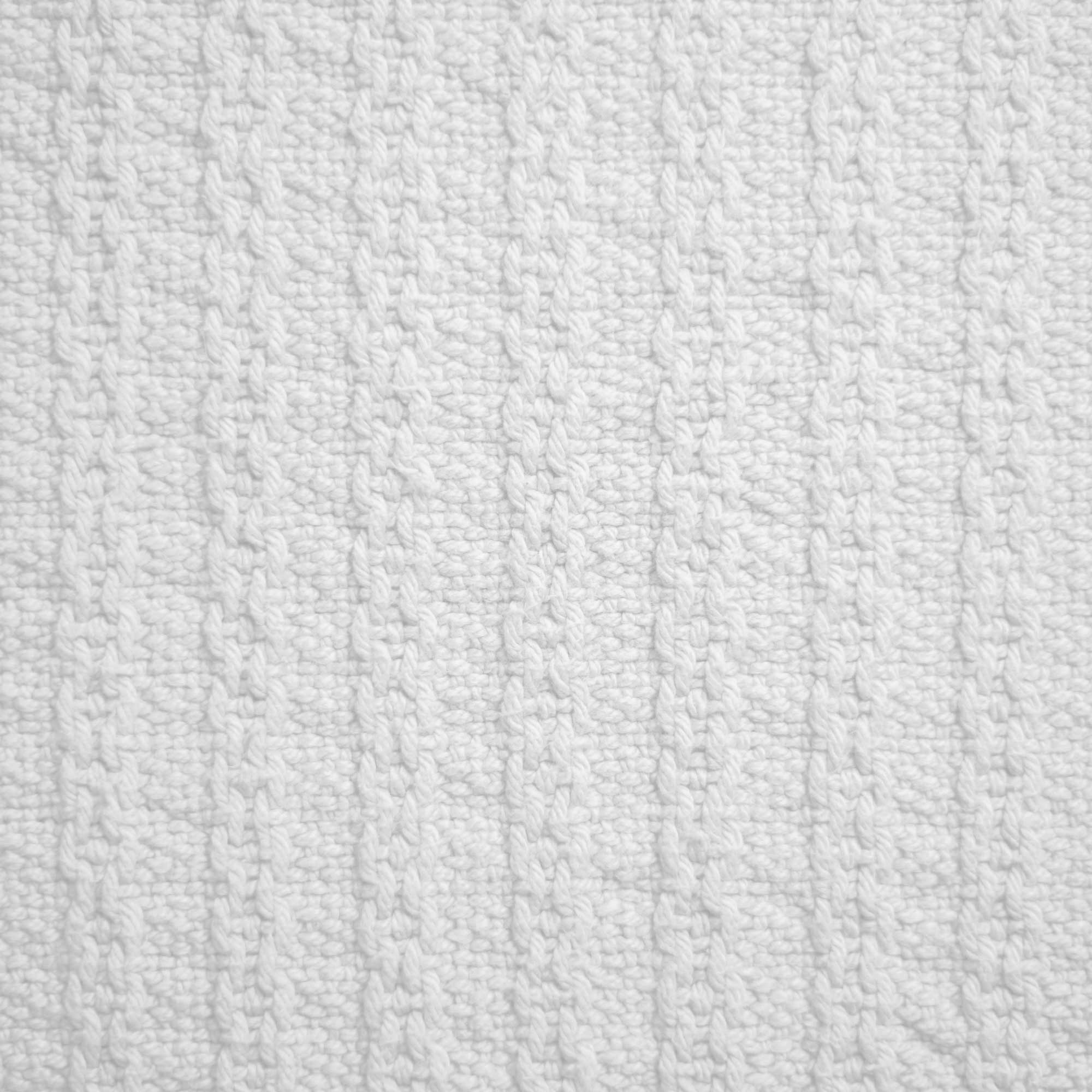 Cotton Baby Blanket - Cable Weave - White - American Blanket Company