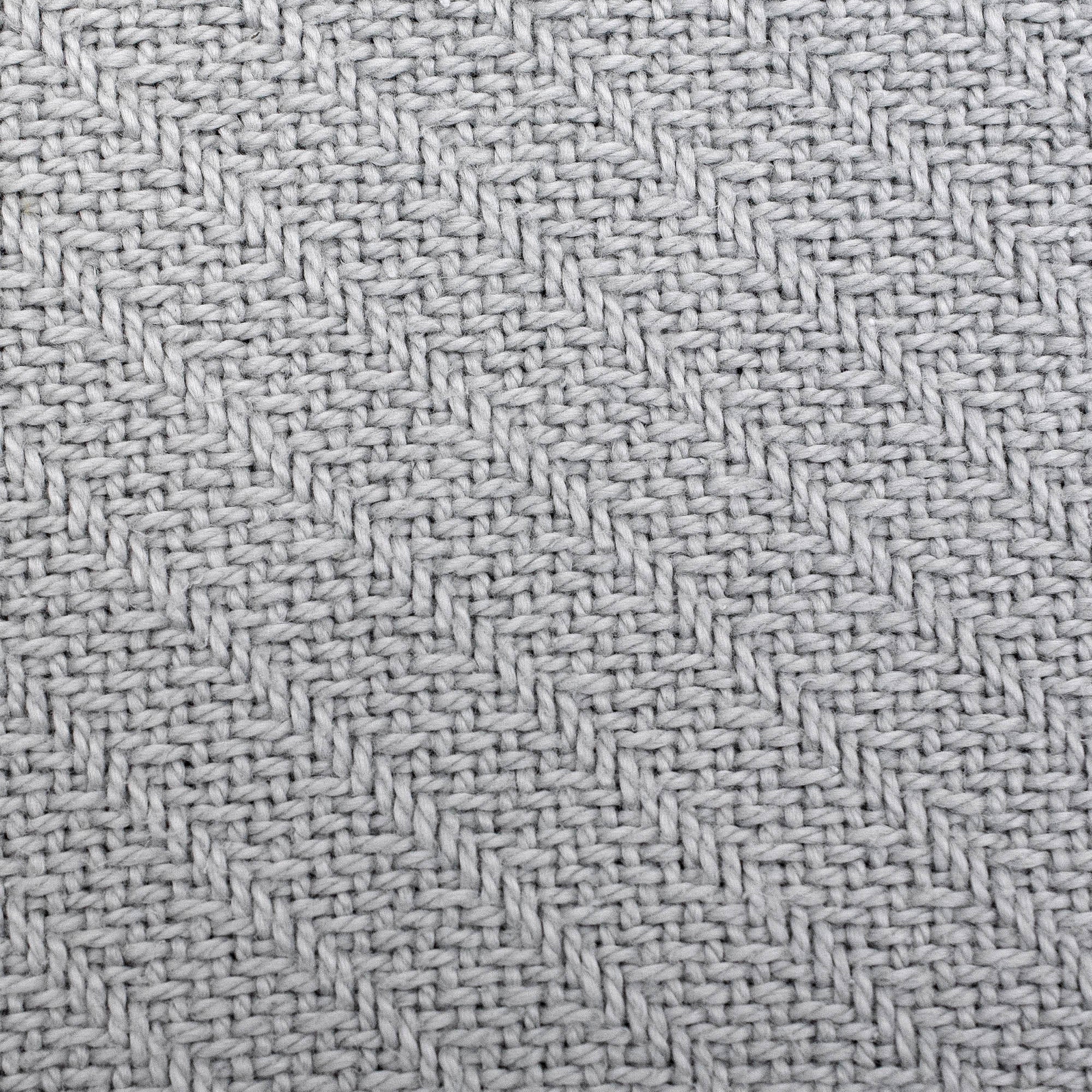 Gray Basket weave Fabric