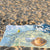 Estero Island to Cape Sable Map Blanket On The Beach - Florida - Printed Nautical Map Fleece Blanket - American Blanket Company