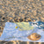 Florida Keys Miami to key west Map Blanket On The Beach - Florida - Printed Nautical Map Fleece Blanket - American Blanket Company