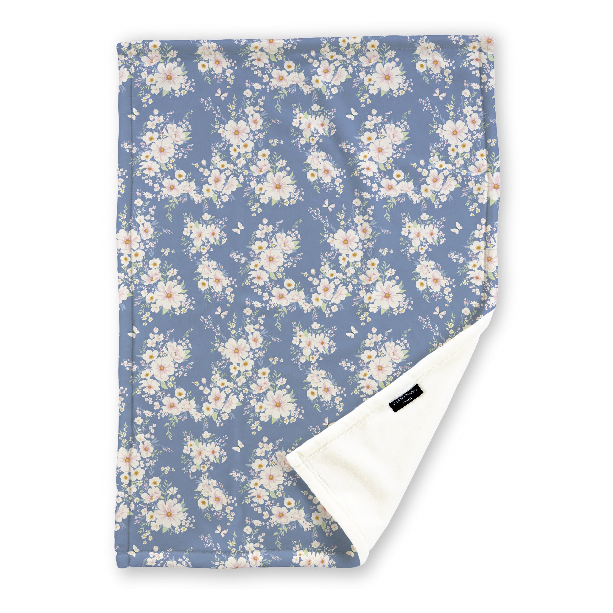 Floral sales cotton blanket