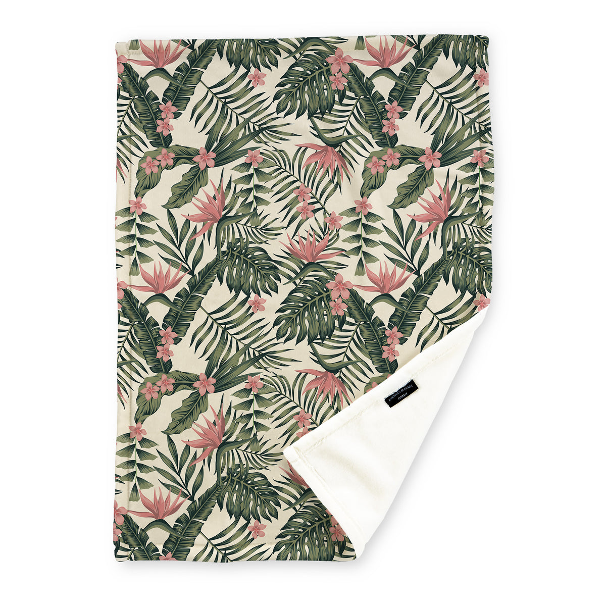 Printed Fleece Throw Blankets | Floral Print Fashion Throws