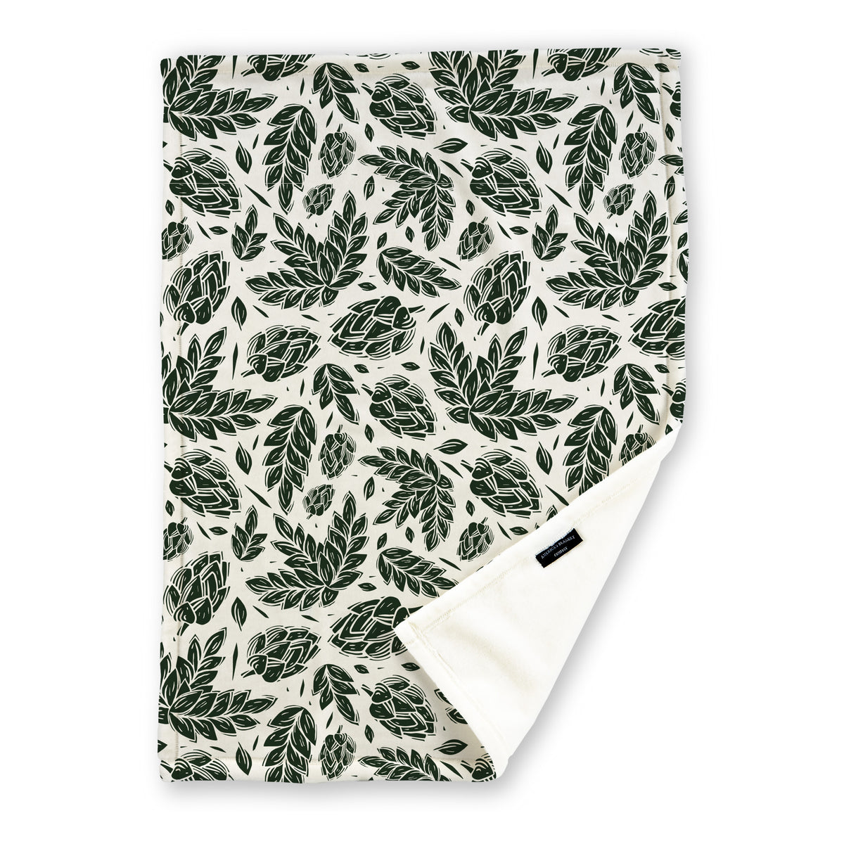 Hopps Print printed blanket - Luster Loft Fleece Blanket - Printed Blanket - American Blanket Company