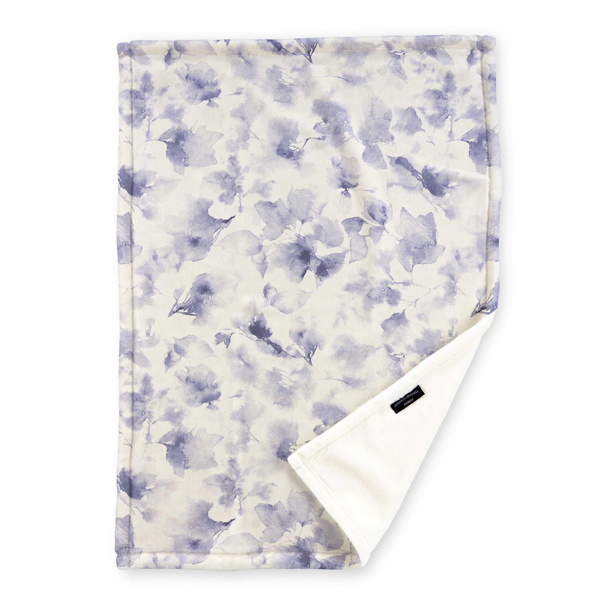 American Blanket Company - Luster Loft Fleece - Floral Printed Blankets Throws
