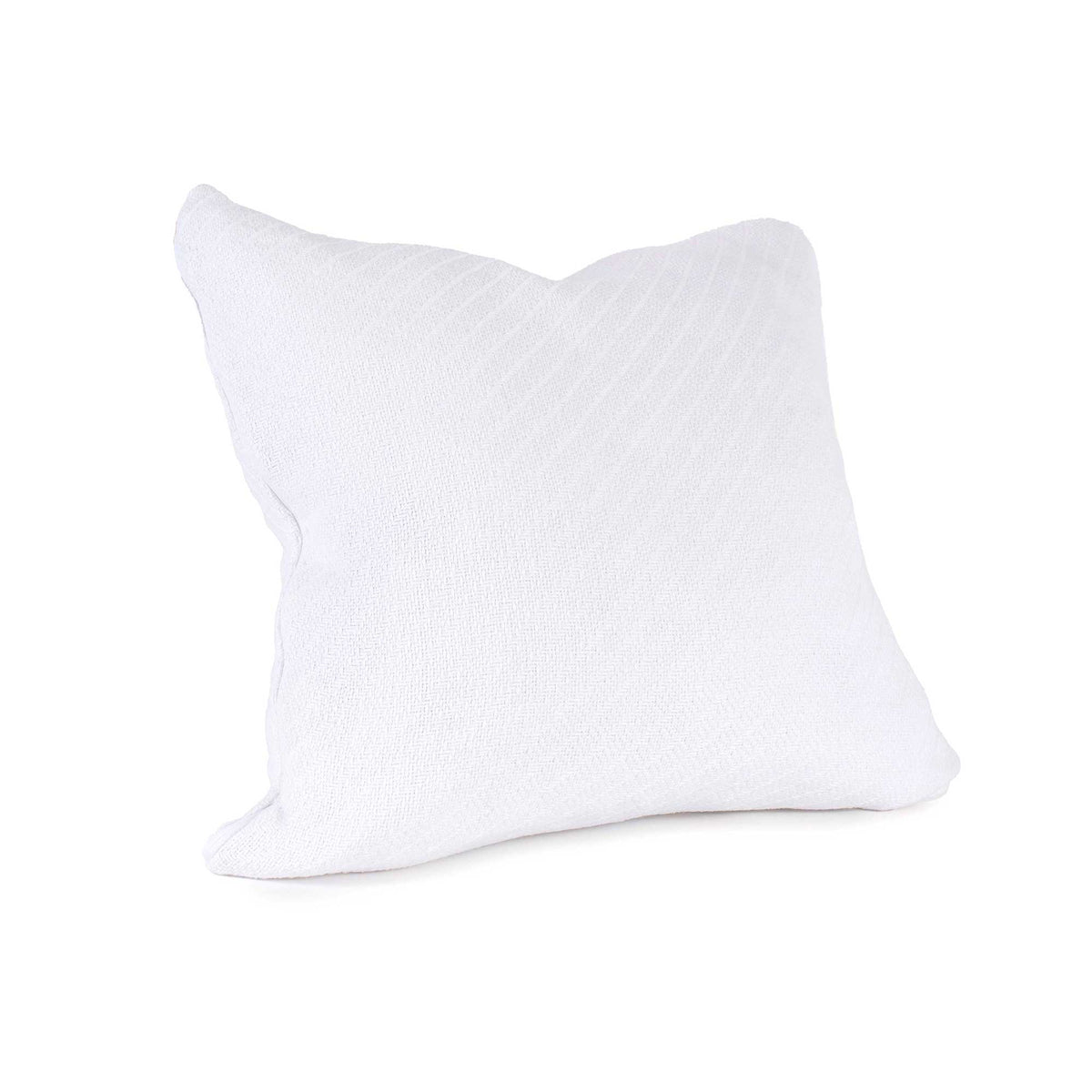 White Basket Weave - Cotton Throw Pillows - American Blanket Company